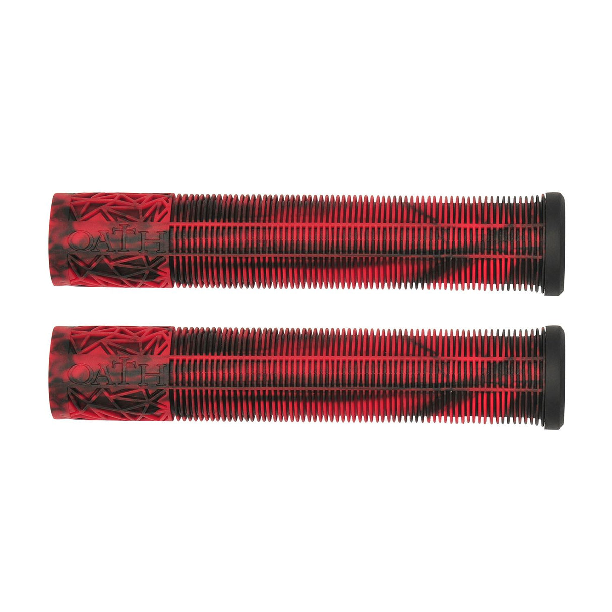 Oath Bermuda Grips 165mm - Red/Black Marble