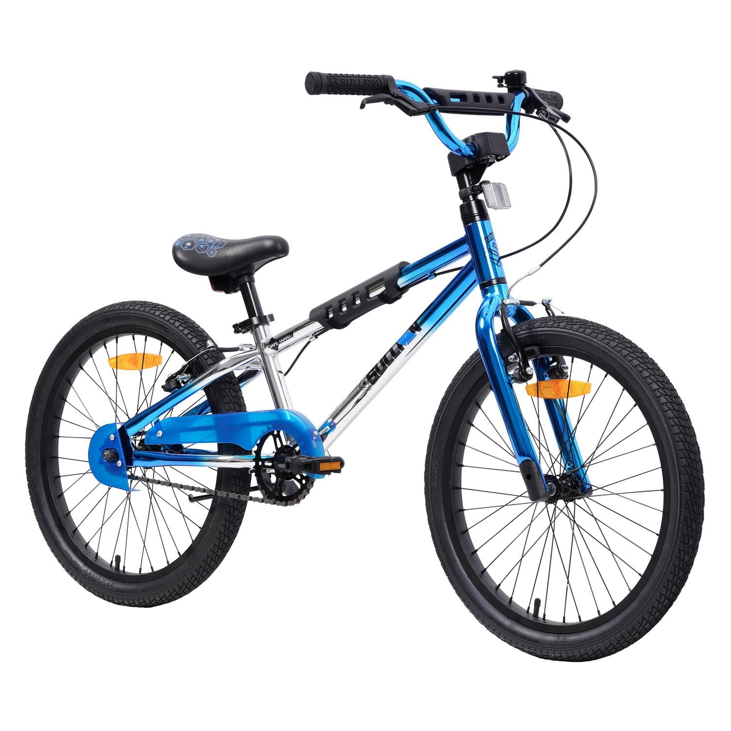 Blue chrome bike on sale