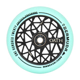 Oath Bermuda 120mm Wheels - Anodised Black/Teal