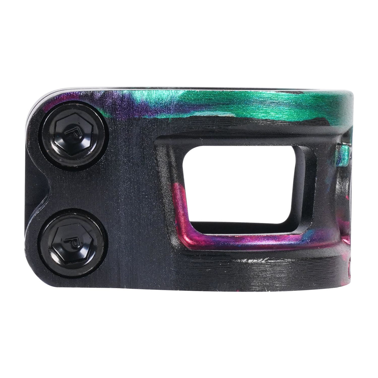 Oath Cage V2 Alloy 2 Bolt Clamp Green/Pink/Black