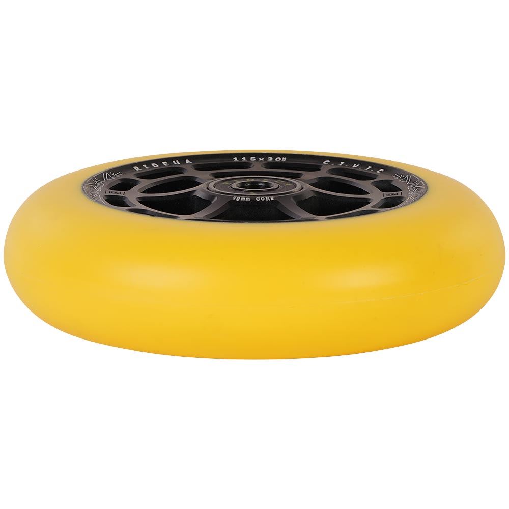 urbanArtt Civic 115 x 30mm Wheels - Black/Yellow