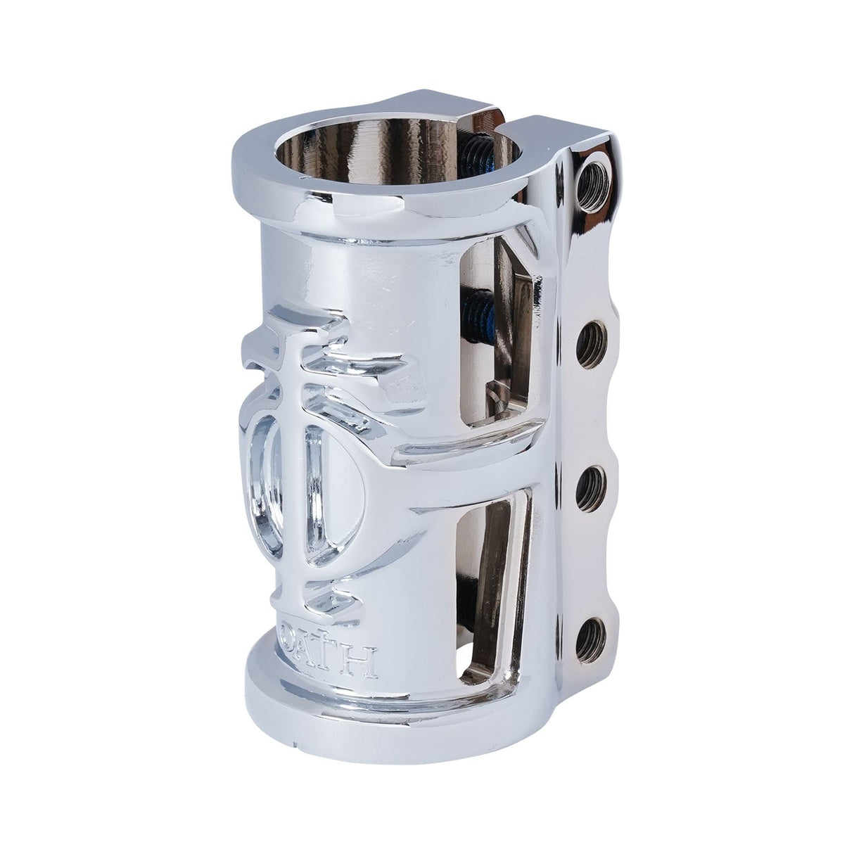 Oath Cage V2 Alloy 4 Bolt SCS Clamp Neo Silver