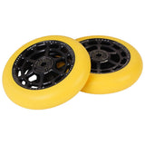 urbanArtt Civic 125 x 30mm Wheels - Black/Yellow