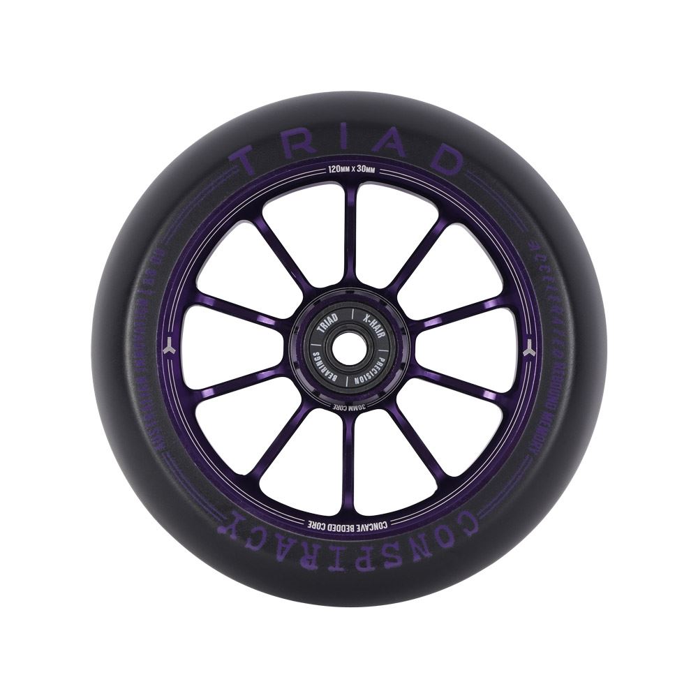 Triad Conspiracy Wheels 120mm x 30mm - Ano Purple