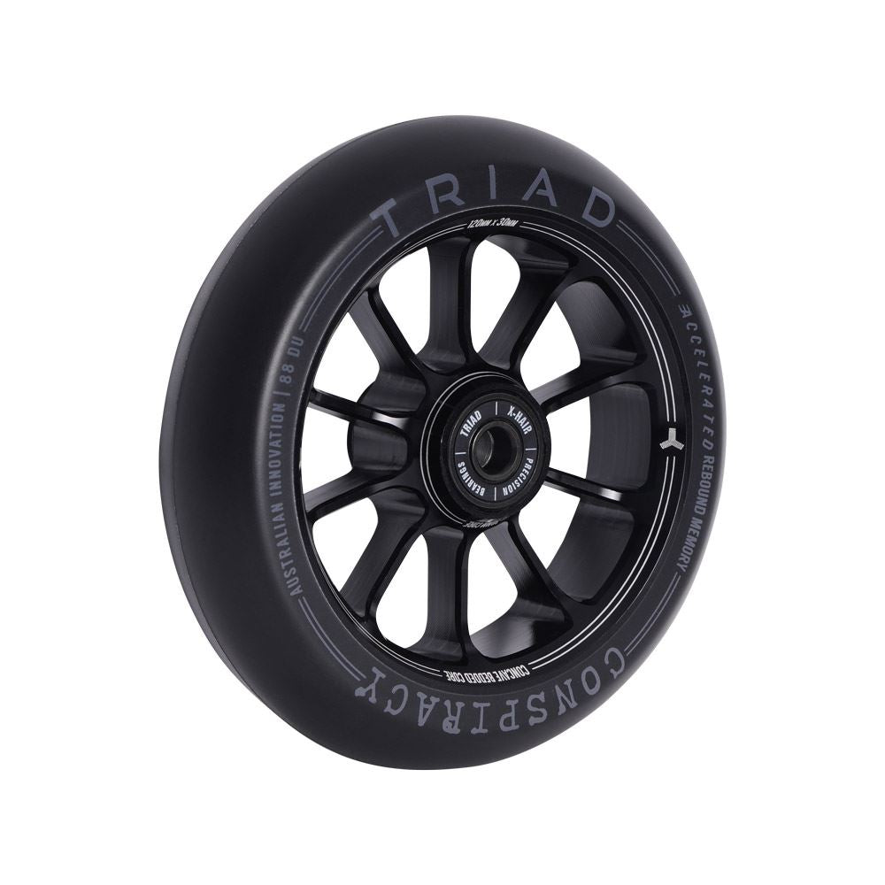 Triad Conspiracy Wheels 120mm x 30mm - Ano Black