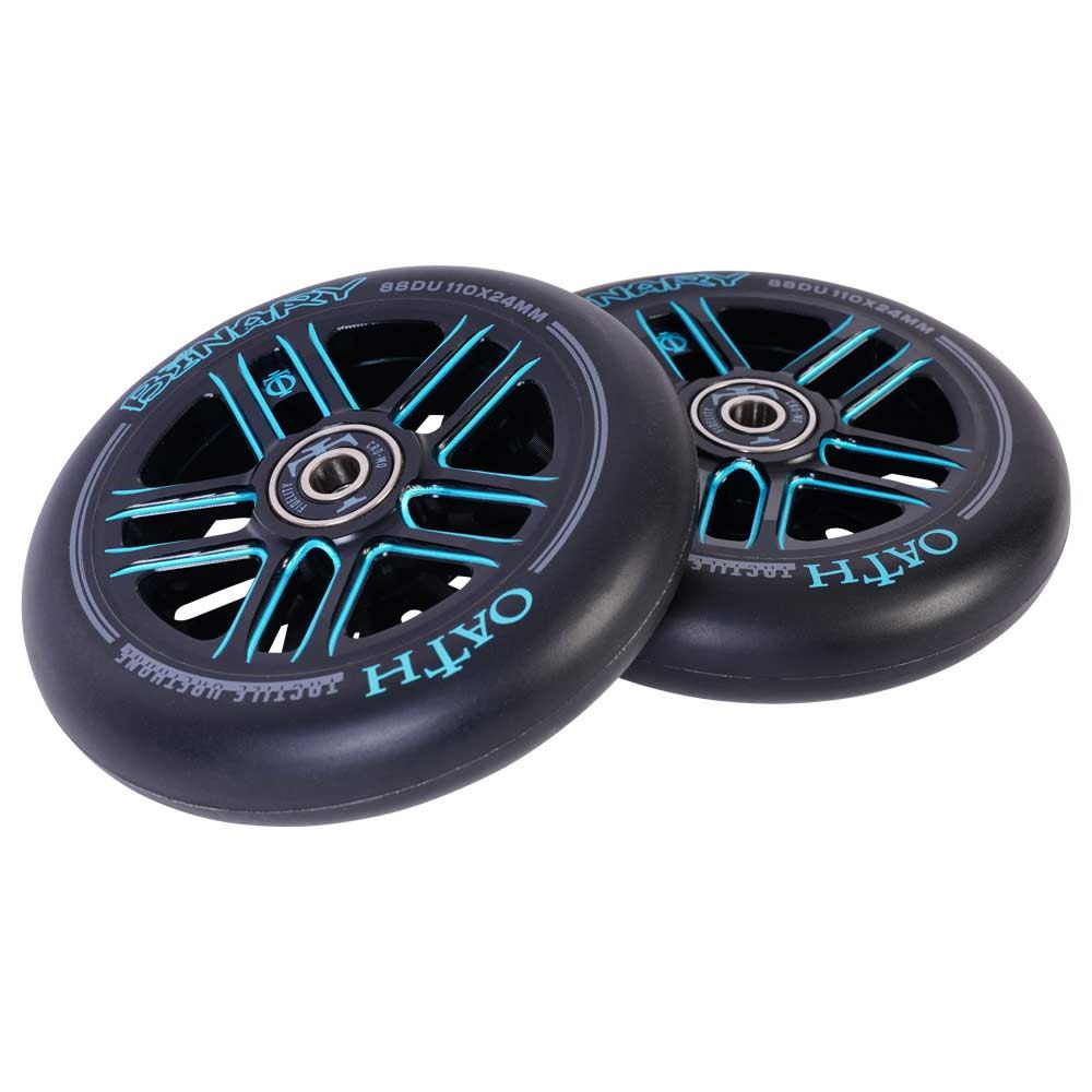 Oath Binary 110mm x 24mm Wheels - Black/Blue