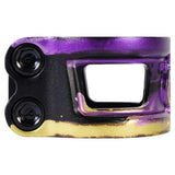 Oath Cage V2 Alloy 2 Bolt Clamp - Black/Purple/Yellow