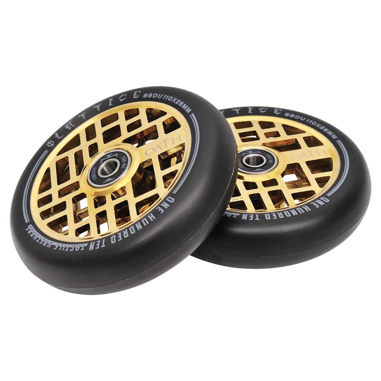 Oath Lattice 110mm Wheels - Neo Gold