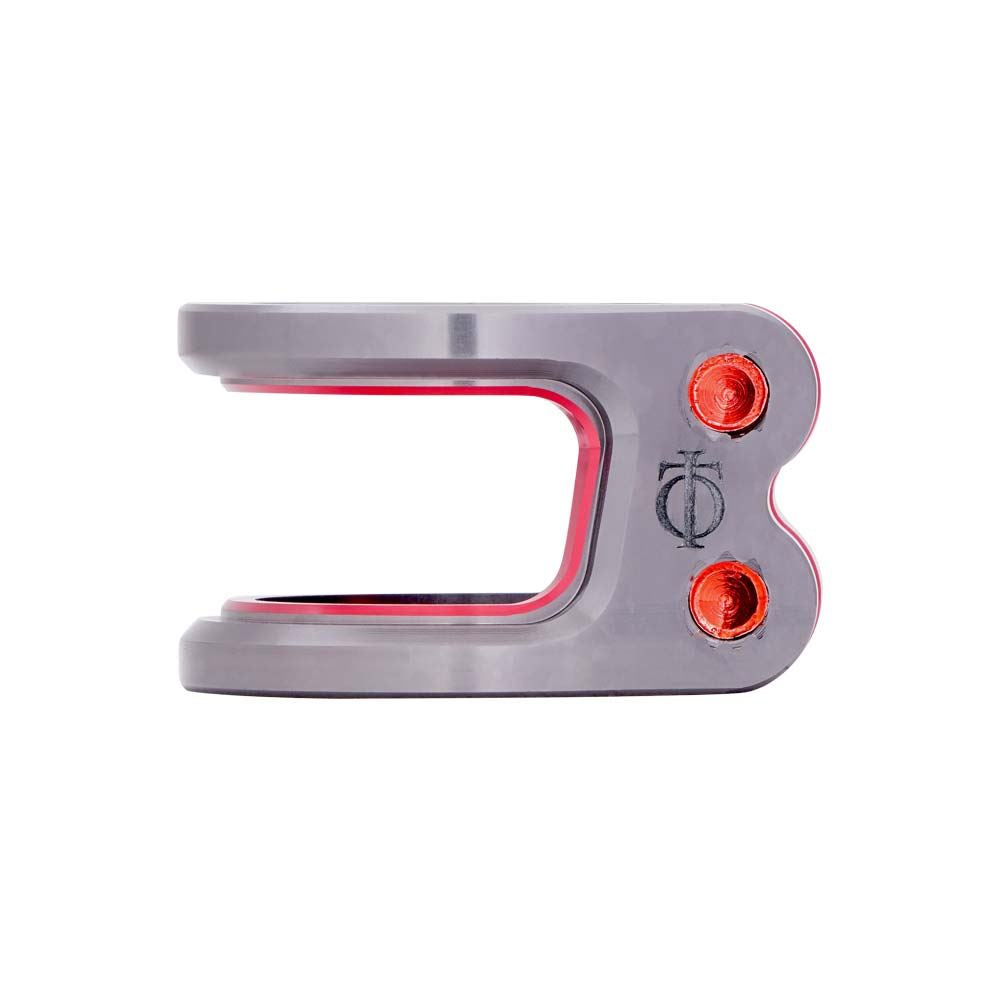 Oath Carcass 2 Bolt Clamp - Red/Titanium