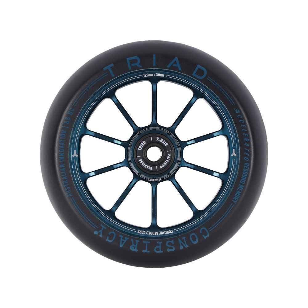 Triad Conspiracy Wheels 120mm x 30mm - Ano Blue