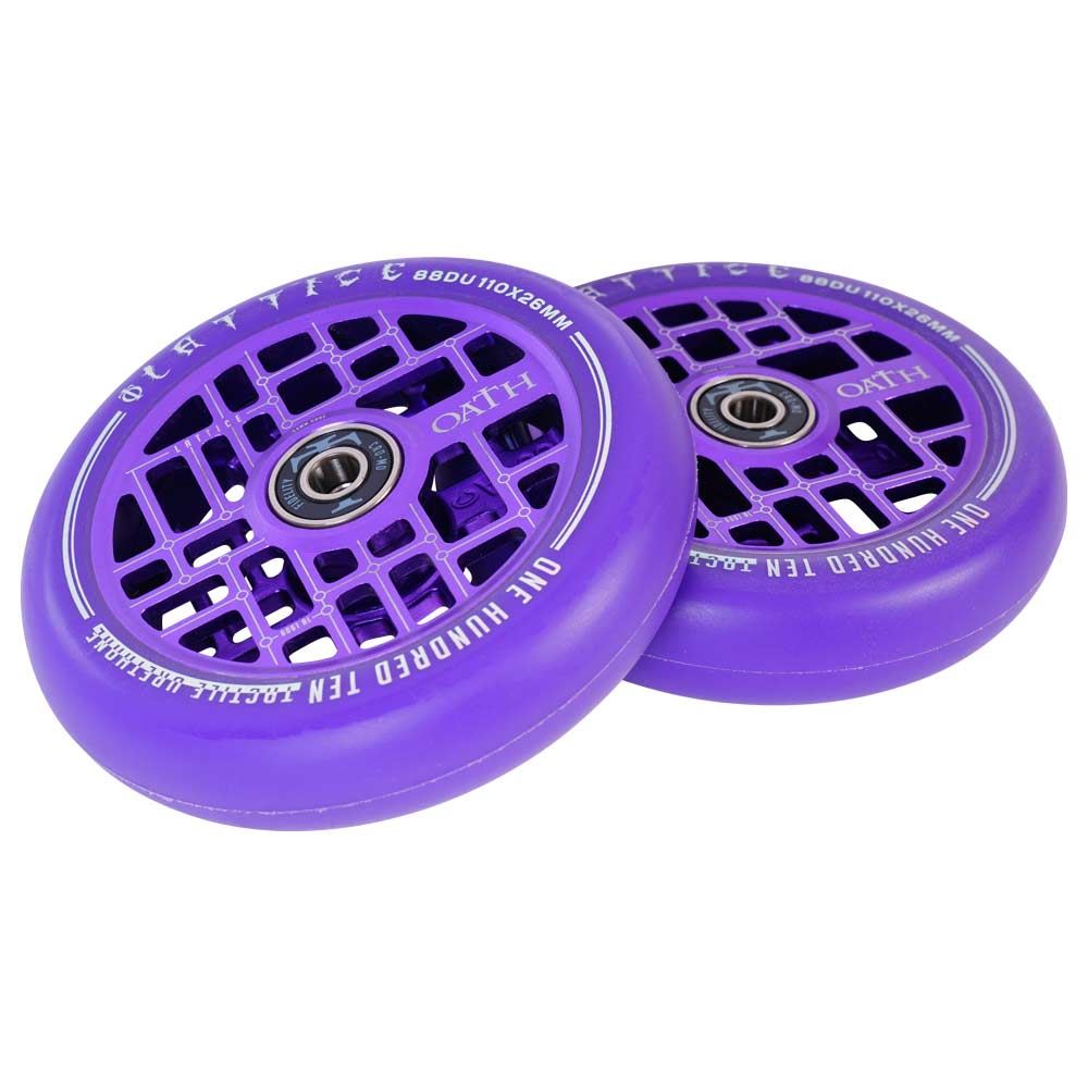 Oath Lattice 110mm Wheels - Purple